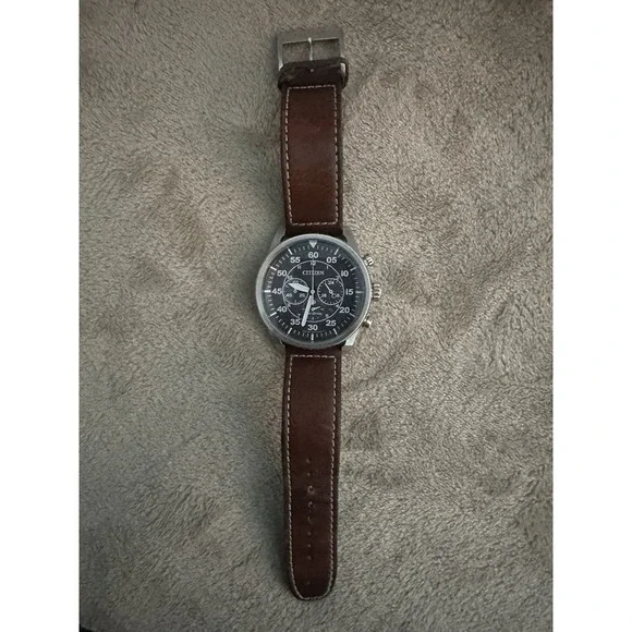 Citizen Eco Drive B620-s097240 Mens Pilots Watch, lightly worn - Picture 2 of 7